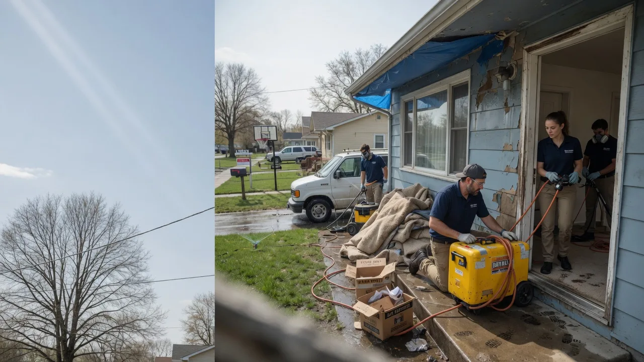 Basement Flood Cleanup in Lima, OH near me